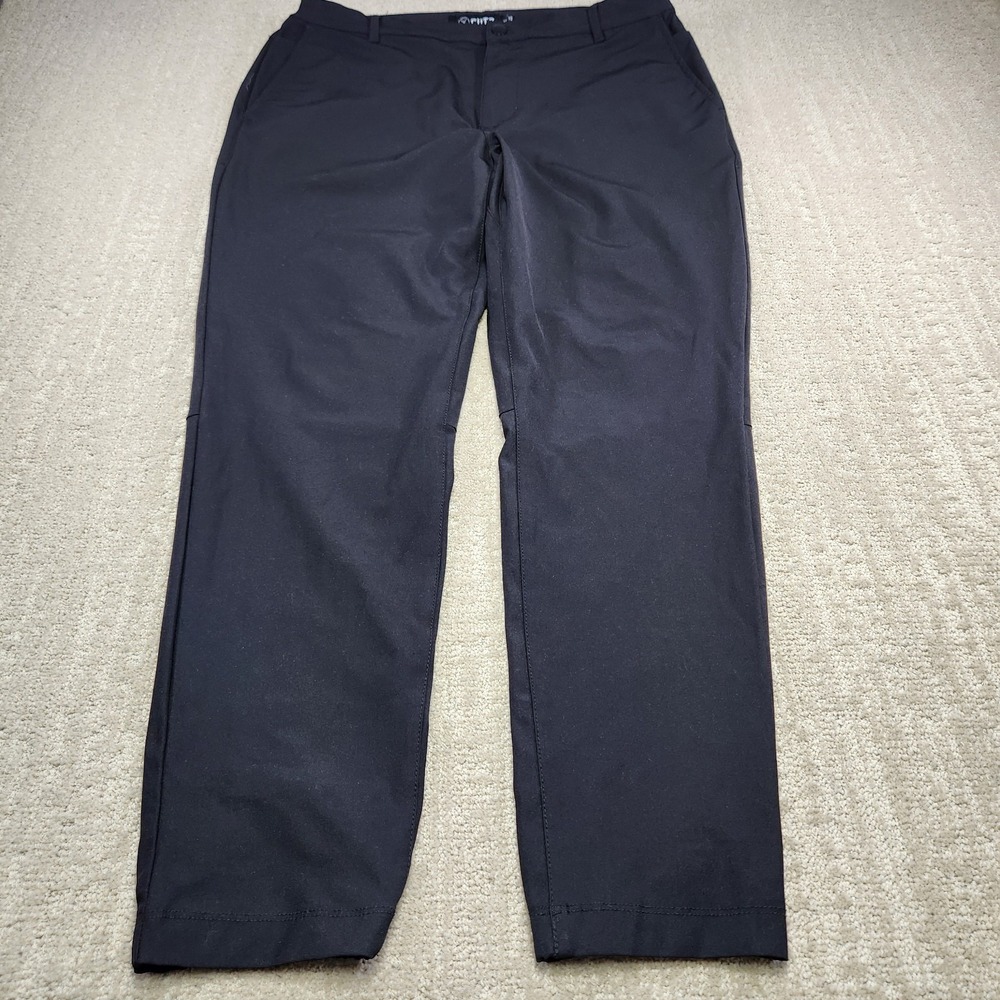 Cuts Clothing Pants Men XL AO Joggers Slim Fit Black Elastic Waist Performance